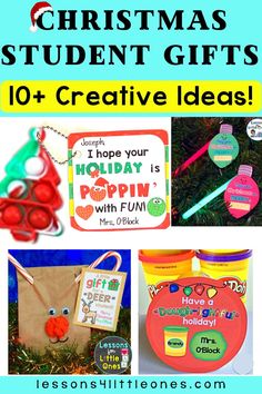 christmas gift ideas for students to make with their teacher's holiday decorations and gifts