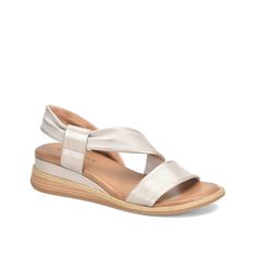 Comfortiva-Marcy Wedge Sandal Highlight a number of summer looks with the Marcy sandal from Comfortiva. This wedge pair sports memory foam padding underfoot for additional comfort and support. Cushioned Footbed Wedge Sandals, Spring Cushioned Wedge Heel Sport Sandals, Comfortable Wedge Sandals With Arch Support For Summer, Summer Wedge Sandals With Arch Support, Synthetic Wedge Heel Sport Sandals With Cushioned Footbed, Cushioned Wedge Heel Sport Sandals, Summer Slip-on Wedge Sandals With Arch Support, Wedge Heel Sport Sandals With Cushioned Footbed, Synthetic Sport Sandals With Arch Support And Wedge Heel