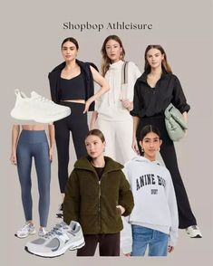 Shopbop Athleisure I'm loving! From oversized sweatshirts to my go-to leggings and sneakers. Tap to shop and bring these casual outfits to life!