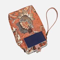 With a nod to the Victorian era, MCW’s freshly combines the classic and elegant design of the traditional carpet bag with a textural and tactile twist.The main body of the functional phone case is made with rich chenille carpet, cotton floral canvas, and brass clasp with double kiss lock. With the width 4.15" and height 8.60" it can easily hold phones of any sizes (max phone width to 4"), with the leather wrist strap that comes with the bag. There are two mini rings at both sides of the clasp and it will come with a 60" detachable chain with hooks so this bag could be switched to crossbody.Both exterior and inside divider are padded with 100% cotton canvas, providing complete protection for the stuffs. This Victorian Carpet Case is designed to hold cell phone, passport, cards, reading glas Travel Phone Bag With Interior Card Slots, Vintage Phone Bag With Removable Pouch For Travel, Vintage Travel Phone Bag With Removable Pouch, Vintage Travel Pouch Wallets, Vintage Travel Wallets In Pouch Shape, Vintage Travel Wallet Pouch, Vintage Travel Wallet In Pouch Style, Vintage Wallet With Removable Pouch For Travel, Rectangular Phone Bag With Card Slots For Travel