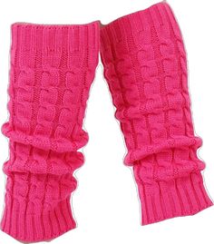 Fitted Knee-high Socks For Winter Party, Casual Pink Legwear For Winter, Trendy Pink Winter Legwear, Pink Fitted Leg Warmers For Fall, Casual Pink Leg Warmers For Winter, Pink Knee-high Legwear For Winter, Pink Stretch Leg Warmers For Fall, Pink Leg Warmers For Winter, Trendy Fitted Pink Leg Warmers