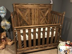 Country Nursery Ideas, Rustic Baby Cribs, Rustic Crib, Baby Beds, Best Baby Cribs, Baby Nursery Diy