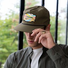 Introducing our signature Free Yourself Patch hat – a classic design, look and feel. The Free Yourself hat is everything we want in a cap. Whether you’re out camping or grabbing a drink with friends, this hat was designed to celebrate the endless quest for adventure. Pinch Front Grandpa Structure with Rope Embroidered patch 100% Nylon snapback Unstructured 5 panel with front panel reinforcement/sweatband Flat bill Drink With Friends, Free Yourself, Patch Hat, Black Rope, A Drink, The Endless, Embroidered Patches, Classic Design, Baseball Hats