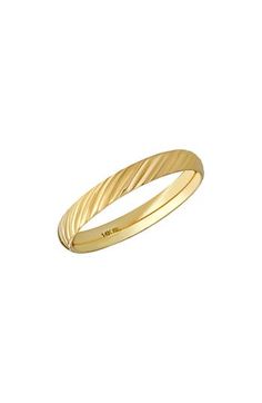 Elevate your everyday shine in an engraved ring that's handcrafted from 14-karat gold. 14k gold Made in Italy 14k Gold Diamond Cut Engraved Ring, Timeless Yellow Gold Engraved Ring With Diamond Cut, Timeless Engraved Yellow Gold Ring With Diamond Cut, Elegant Yellow Gold Stackable Engraved Ring, 14k Yellow Gold Engraved Bands, Engraved 14k Yellow Gold Bands, Elegant 14k Gold Engraved Stackable Rings, Elegant Engraved 14k Gold Stackable Rings, Heirloom Style 14k Gold Stackable Engraved Ring