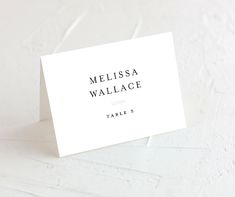 a white table card with the words anastasia mikkahlova on it