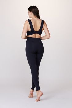 Tuxedo Legging | Live The Process Fitted Bottoms With Built-in Bra For Pilates, Fitted Full Length Activewear With Contoured Waistband, Sleek Fitted Workout Bottoms, Fitted High-waist Activewear With Contoured Waistband, Sleek Fitted Full Length Activewear, High Waist Fitted Activewear With Contoured Waistband, Fitted Activewear With Contoured Waistband And High Waist, Fitted Full-length Activewear With Wide Waistband, Fitted Leggings With Contoured Waistband For Yoga