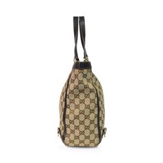 Gucci 'Abbey' tote bag in beige GG monogram canvas with D-ring detailing in gold hardware and a brown leather trim. Features dual flat leather handles, an open top, and an interior zip with slip pockets. Brand = Gucci Condition = 8/10, very good Dimensions = 18.5" x 10.5" x 4.25" Strap Drop = 7.5" Material = Canvas/Leather Hardware = Gold SKU = 23762-3 Monogram Canvas Tote Bag With Gold-tone Hardware, Monogram Canvas Tote With Gold-tone Hardware, Monogram Canvas Shoulder Bag With Handle Drop For Travel, Travel Shoulder Bag With Monogram Canvas And Handle Drop, Gucci Double Handle Bags With Gold-tone Hardware, Everyday Shoulder Bag With Gold-tone Hardware And Monogram Canvas, Monogram Canvas Shoulder Bag With Gold-tone Hardware For Everyday, Gucci Tote Shoulder Bag With Gold-tone Hardware, Gucci Shoulder Tote Bag