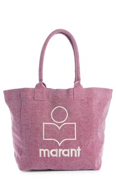 A statement-scale logo details this signature tote made from washed cotton canvas with rolled top handles that are lightly padded for comfort. Open top Top carry handles 100% cotton Dry clean Imported Designer Handbags Cotton Canvas Bag With Double Handle And Logo, Double Handle Cotton Canvas Bag With Logo, Daily Use Cotton Canvas Bag With Logo, Casual Canvas Bag With Logo And Double Handle, Casual Canvas Bag With Double Handle And Logo, Casual Double Handle Canvas Bag With Logo, Casual Canvas Tote Bag With Embroidered Logo, Cotton Canvas Bag With Double Rolled Handles, Cotton Canvas Bag With Rolled Double Handles