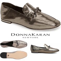 Donna Karan Debz Loafer Light Pewter Antique Metallic Gold Silver Leather Women's Slip On Flat Mules Fashion Shoes Fashion Dress Classic Casual Streetwear Women’s Shoes Practical, Professional, Perfect. Comfort Makes A Match With The Donna Karan Debz Loafer. Slip On Style Fixed Memory Foam Padded Footbed Upper: Leather Lining: Leather Size 7.5 New In Box Please Check Other Items In My Closet Silver Leather Loafers For Work, Silver Flat Loafers For Work, Silver Round Toe Loafers For Work, Silver Flat Heel Loafers For Work, Silver Leather Flats For Spring, Chic Silver Slip-on Flats, Silver Leather Flats For Work, Silver Leather Flat Loafers, Silver Leather Pointed Toe Flats