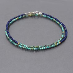 Turquoise and Lapis Lazuli Minimalist Choker Necklace, Dainty Beaded Necklace, 2-2.5 Mm Micro Faceted Round Beads Necklace - Etsy Engagement Gifts For Her, Round Bead Necklace, Beaded Beads, Lapis Lazuli Beads, Wear Necklaces, Maid Of Honour Gifts, Necklace Gemstone, Valentines Gifts For Her, Blue Necklace