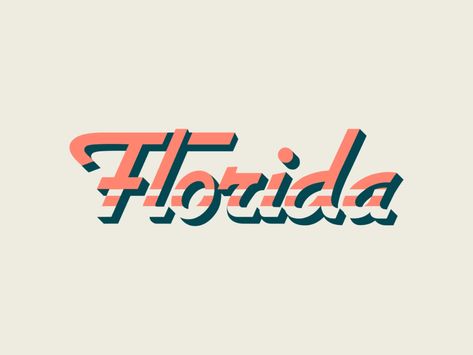 Florida Quotes, Logo Design Agency, Typographic Logo Design, Online Logo Design, Typographic Logo, Identity Design Logo, Summer Books, Typographic Design, Logo Branding Identity