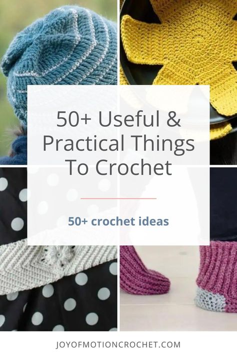 Looking for useful things to crochet? You’ve landed in the right spot. This collection of useful crochet patterns is a way to create beautiful, practical items that can add warmth and personality to your home or wardrobe. From cozy blankets and stylish garments to useful crochet accessories and practical kitchen accessories, the possibilities are endless. For beginners looking for easy patterns to more challenging projects, get inspired to pick up your hook and crochet! Quick Yarn Projects, Easy Practical Crochet Projects, Bigger Crochet Projects, Crochet Accessories For Beginners, Small Practical Crochet Projects, Useful Items To Crochet, What Can You Crochet, Useful Crochet Gift Ideas, Small Wearable Crochet Projects