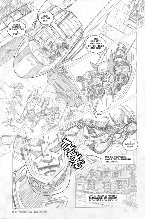 Byrne Robotics: X-MEN ELSEWHEN Free Fan Fic 02 John Byrne Pencils, Illustration Reference, George Perez, John Byrne, Robotics, X Men, Pencil, Marvel, Fan