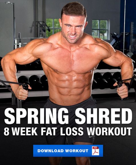 Shredding Workout Men, Shred Workout Men, Split Routine, Shredded Workout, Shred Workout, Workout Program Gym, Workout Plan For Men, Week Workout, Bodybuilding Workout Plan