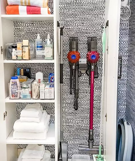 31 Small Closet Storage Ideas Small Closet Storage Ideas, Small Apartment Storage Ideas, Broom Closet Organizer, Apartment Storage Ideas, Closet Storage Ideas, Small Closet Storage, Mop Storage, Cleaning Closet Organization, Broom Storage