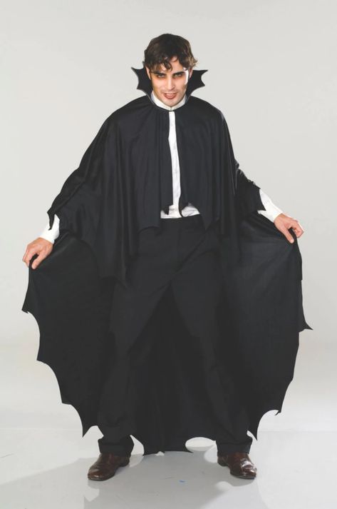 Long Vampire Cape Long Black Vampire Cape with Foam-filled Collar. One Size fits most. Long Vampire Cape Long Black Vampire Cape with Foam-filled Collar. One Size fits most. × Buy now and save! Tell a friend Visit store Watch now Postage info Click the Postage tab above the listing description for more info Click the Postage tab above the listing description for more info! Additional delivery notes PICK UP OPTION Sorry, our items are NOT available for pick-up. PAYING VIA PAYPAL We accept PayPal Dracula Cape, Vampire Cape, Vampire Fashion, Drippy Fits, Black Vampire, Vampire Costume, Halloween Inspo, Halloween Cosplay, Long Black