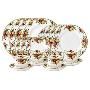 Royal Albert Old Country Roses 20-Piece Dinnerware Set, Multi Fine China Dinnerware, China Dinnerware Sets, Royal Albert Old Country Roses, Royal Albert China, Bone China Dinnerware, Old Country Roses, China Dishes, Country Roses, China Patterns