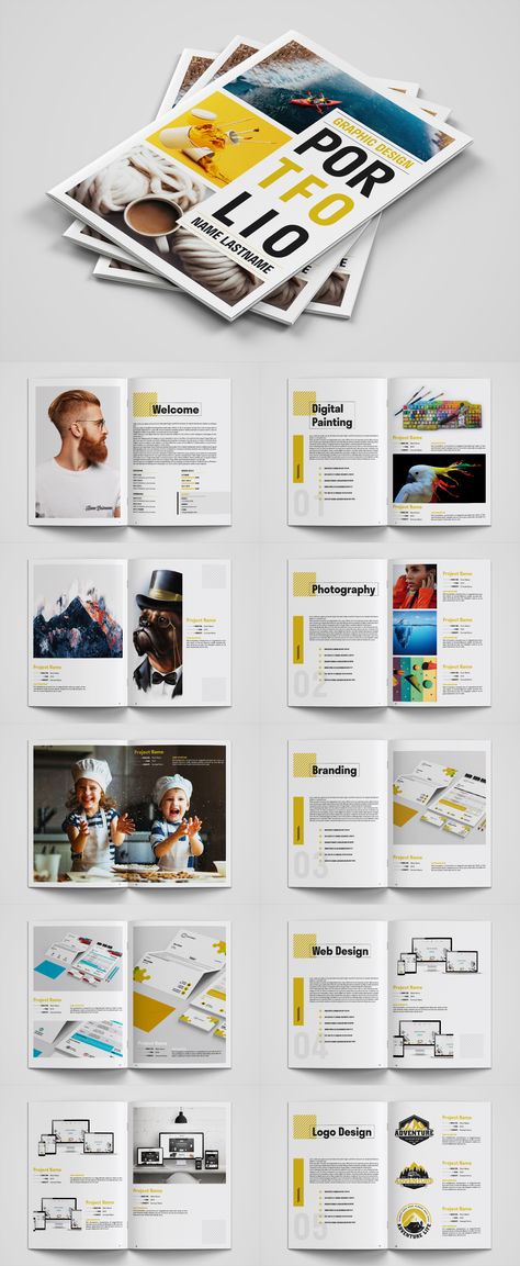 Printed Portfolio Layout, Photography Portfolio Layout, Portfolio Layout Template, Indesign Portfolio Template, Design Portfolio Layout, Graphic Design Portfolio Book, Indesign Portfolio, Layout Portfolio, Layout Print