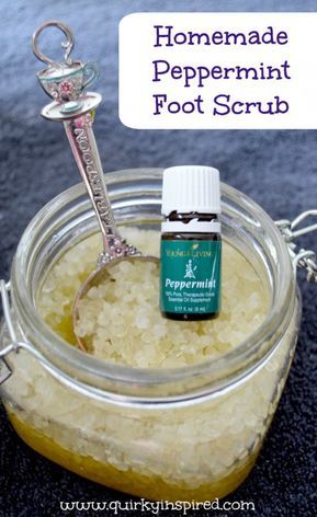 Homemade Foot Scrub Homemade Foot Scrub, Homemade Body Scrubs, Peppermint Foot Scrub, Peppermint Sugar Scrubs, Body Scrub Recipe, Homemade Scrub, Diy Body Scrub, Foot Scrub, Exfoliating Body Scrub