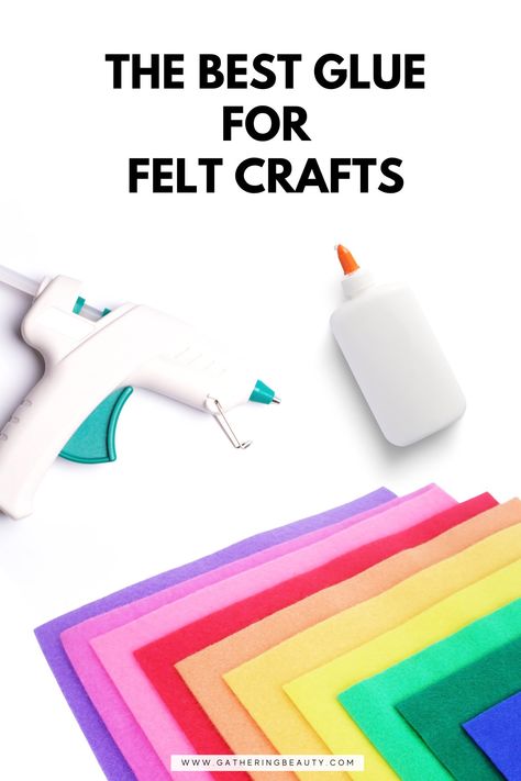 Felt Templates, Felt Glue, Felt Craft Projects, Felt Wall Hanging, Felt Animal Patterns, Best Glue, Felt Wreath, Felt Crafts Diy, Felt Embroidery