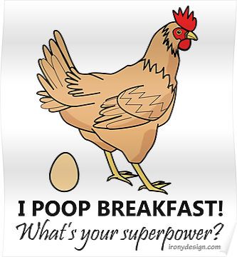 Chicken Poops Breakfast Funny Design Easter Egger Chicken, Chicken Quotes, Chicken Coop Decor, Chicken Drawing, Chicken Poop, Chicken Coop Signs, Chicken Signs, Chicken Crafts, Info Board