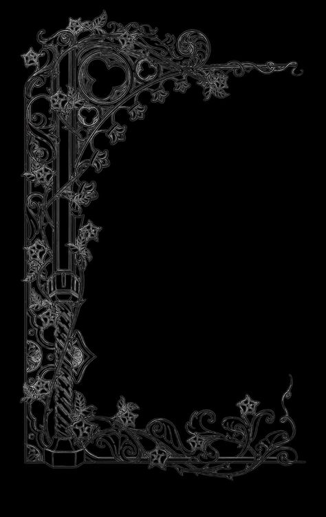 Crochet Frame, Gothic Background, 2024 Bujo, Stationary Craft, Gfx Design, Gothic Pattern, Gothic Wallpaper, Cute Frames, Phone Ideas