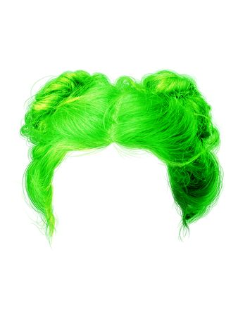 Green Hair Wig, Double Buns, Cute Eyeshadow Looks, Photo Png, Beetle Juice, Neon Hair, Hair Png, Green Eyeshadow, Outfit Shoplook