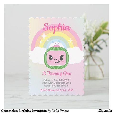 Cocomelon Invitation Template Editable, Cocomelon Invitation Card, Cocomelon Birthday Invite, Cocomelon Invitation Template, Assyrian Civilization, Cocomelon 2, Cocomelon Invitation, Coco Melon, 2nd Birthday Party For Girl