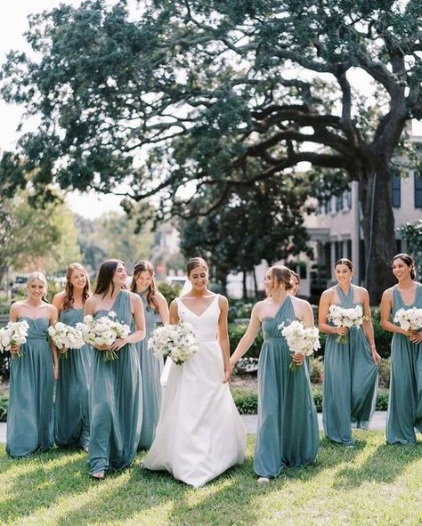 Sea Glass Bridesmaid Dresses, Sea Glass Bridesmaid, Versatile Bridesmaid Dress, Grey Weddings, Sea Glass Wedding, Dresses For The Races, Seafoam Color, Convertible Bridesmaid Dress, Birdy Grey