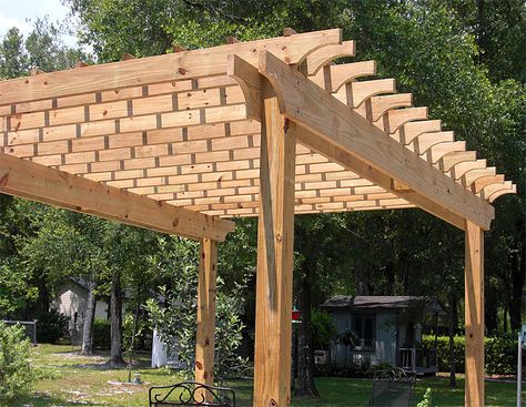 Click to close image, click and drag to move. Use arrow keys for next and previous. Ombra Pergola, Free Standing Pergola, White Pergola, Small Pergola, Gazebo Plans, Pergola Pictures, Pergola Swing, Pergola Ideas, Building A Pergola