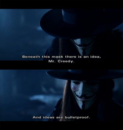 V for Vendetta - Remember remember the fifth of November. Gunpowder, treason and plot.I see no reason why gunpowder, treason should ever be forgot... Wolf Pack Quotes, V Pour Vendetta, Ideas Are Bulletproof, Are You Not Entertained, V For Vendetta, Movie Lines, Stuff And Thangs, Action Film, Film Books