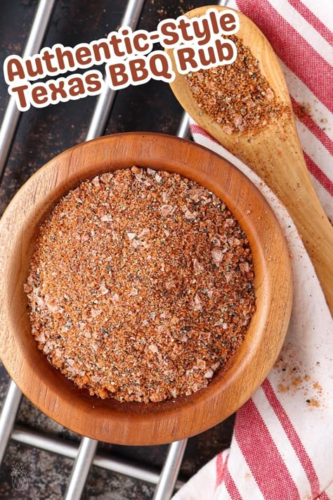 Salt Free Barbecue Rub, Bbq Rib Rub, Bbq Chicken Rub, Pork Rub Recipe, Brisket Rub Recipe, Chicken Rub Recipes, Rib Rub Recipe, Diy Seasonings, Bbq Rub Recipe