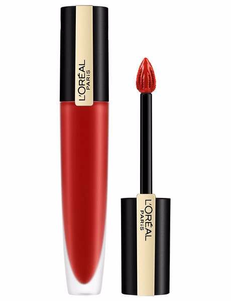 L'Oreal Paris Rouge Signature Ink - 85102 Metallic Liquid Lipstick, Gold Lipstick, Peach Lipstick, Metallic Lipstick, Metallic Lips, Soften Lips, Bare Lip, Make Up Remover, Lipstick Makeup