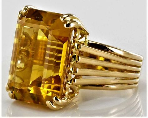 Citrine Ring For Men, Stone Gold Rings For Men, Pukhraj Ring Design Men, Stone Ring Design Gold Men, Yellow Sapphire Ring Men, Latest Ring Designs, Solitaire Ring Designs, Mens Emerald Rings, Gold Pendants For Men