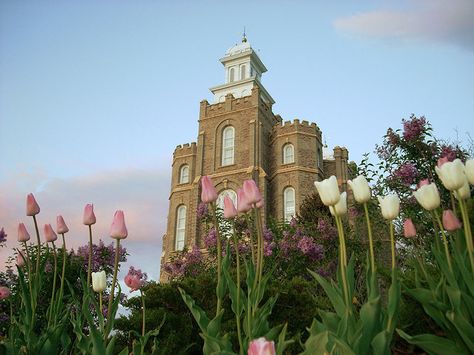 Logan Utah Temple. Photo by Benjamin Hibshman from LDS Church Temples. Logan Utah Temple, Hawaii Temple, Logan Temple, Brigham City Utah, Salt Lake City Temple, Temple Gardens, Mormon Temples, Salt Lake Temple, Utah Temples