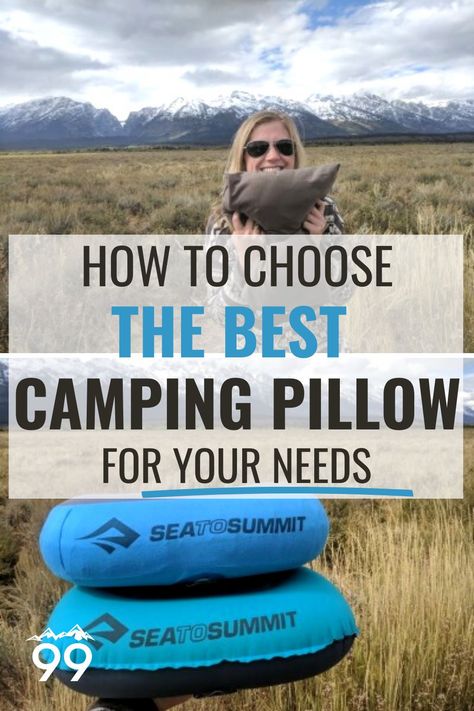 Taking a camping pillow with you on your next hiking trip or weekend getaway can really mean the difference between a good night’s sleep and tossing all evening. Find out which are the best camping pillows on the market and what to consider when choosing the best one for your needs. I Backpacking gear I Hiking equipment I Camping gear list Camping Gear List, Best Hiking Gear, Camping Pillow, Tent Camping Hacks, Weekend Camping, Weekend Camping Trip, Solo Camping, Best Camping Gear, Camping Pillows