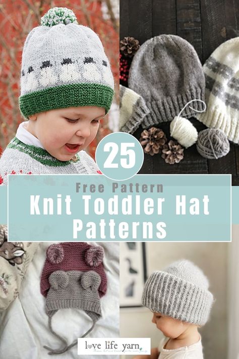 25+ Cute Little Knit Toddler Hat Patterns Free Knitting Patterns For Toddlers Hats, Free Knit Hat Patterns For Toddlers, Children’s Knitted Hats, Knitted Childrens Hats Free Pattern, Toddler Beanie Knitting Pattern Free, Toddler Hat Knitting Pattern, Toddler Knit Hat Pattern Free, Knitted Childrens Hats, Kids Knitting Patterns Free