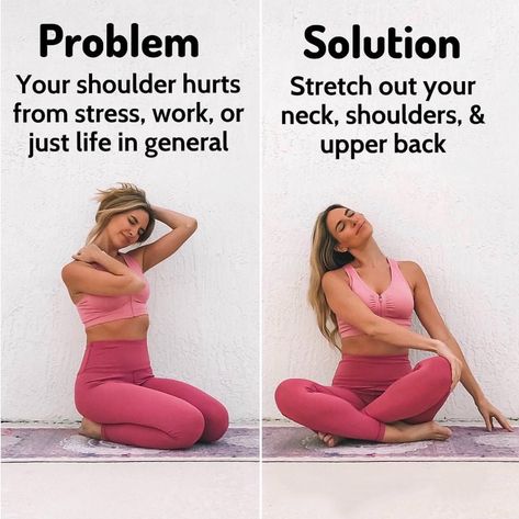 Does Your Shoulder Hurt? — Melissa Metrano Melissa Metrano, Energizing Stretches, At Home Yoga, Yoga Facts, Daily Yoga Workout, Home Yoga, Health And Fitness Articles, Easy Yoga Workouts, Fitness Articles