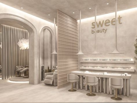 Salon Decor Ideas, Beauty Shop Decor, Concept Interior Design, Lavabo Design, Nail Salon Interior, Esthetician Room Decor, Beauty Salon Furniture, Spa Interior Design, Salon Suites Decor