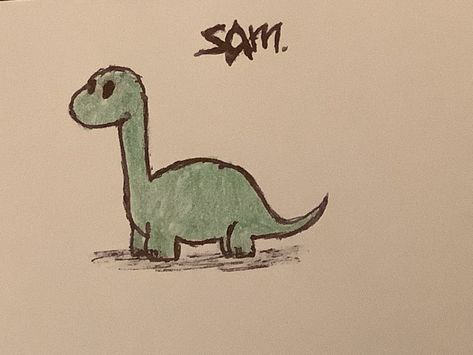 Dinosaur Drawing Aesthetic, Dinosaurs Cute Drawing, Dinosaur Sketch Cute, The Good Dinosaur Drawing, Cute Little Doodles Aesthetic, Little Dinosaur Drawing, Dino Drawing Simple, Dinosaurs Sketch, Dinosaur Drawing Sketch