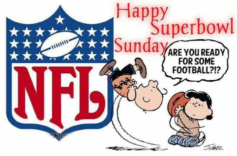 Sunday February 5, 2017. Happy SUPERBOWL Sunday! Super Bowl Sunday Quotes, Happy Super Bowl Sunday, Charlie Brown Quotes, I In Team, Snoopy Comics, Super Bowl Commercials, Thanksgiving Pictures, Football Images, Super Bowl Sunday