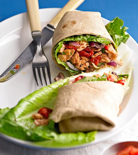 Mediterranean Salmon Wrap Salmon Wraps, Mediterranean Wrap, Salmon Wrap, Canned Salmon Recipes, Mediterranean Salmon, Canned Salmon, Healthy Salmon Recipes, Healthy Salmon, Easy Seafood Recipes