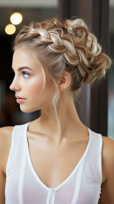 Scandinavian Braids, Easy 1920s Hairstyles, 1920s Hairstyles For Long Hair, Braided Crown Updo, Hairstyle By Time Period, Double Crown Hairstyles, Styles For Black Hair, Dutch Braid Crown, Vibrant Highlights