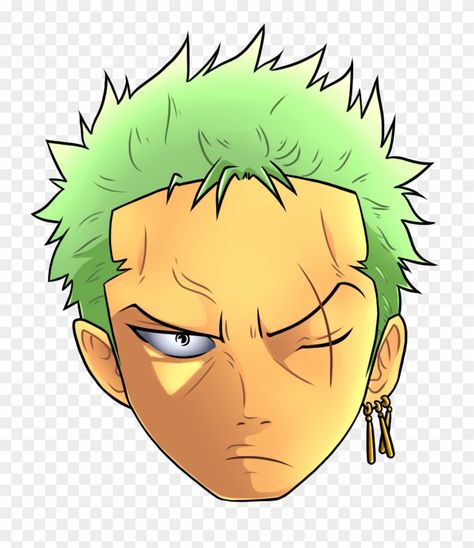 Zoro Face, Digital Graphics Art, Anime Picture Hd, Zoro Roronoa, Face Png, Anime Head, Animated Wallpapers For Mobile, Scary Faces, Cartoon Photo