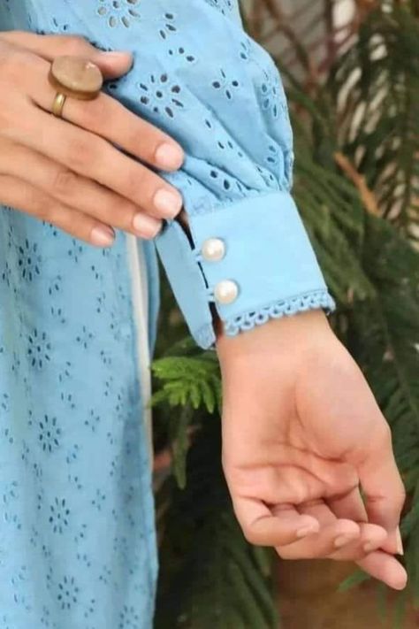 New woman sleeves ideas Sleeves Design For Frocks Pakistani, Different Sleeves Pattern For Kurti, Cuff Sleeves Design For Kurtis, Cuff Sleeves Kurti, Stylish Sleeves Design For Kurtis, Suit Sleeves Design Latest, Slives Designs For Kurti New, Suit Sleeves Design, Sleeves Design For Kurtis