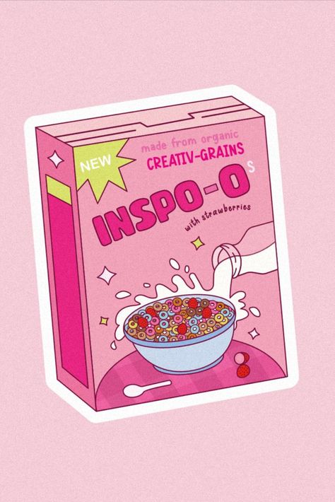 Cereal Drawing Illustration, Cereal Box Aesthetic, Cereal Packaging Design Ideas, Aesthetic Cereal Box, Cereal Box Art, Cute Cereal Box Design, Cereal Box Design Ideas, Cereal Box Drawing, Cereal Box Illustration