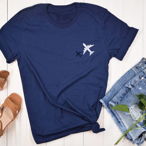 Airplane T-shirt - https://etsy.me/43z6OJO Travel Gifts for Traveler, Airplane Shirts, Adventurer Gift, Vacation Shirt, Pilot Shirt, Above the Sky, Plane Shirt #happyvacation #airplanetshirt #travelgift #travelerfun Airplane Collection, Airplane Shirt, Happy Vacation, Gift For Traveler, Pilot Shirt, Plane Design, Tshirt Business, Adventure Gifts, Pilot Gifts