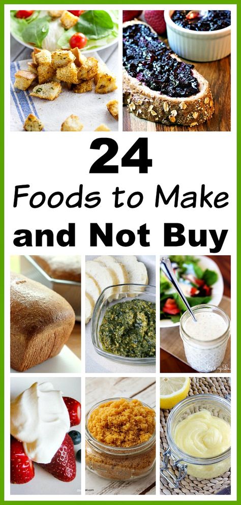 Jam Homemade, Foods To Make, Homemade Foods, Homemade Pantry, Way To Save Money, Tips Saving Money, Bread Salad, Living On A Budget, Homemade Seasonings