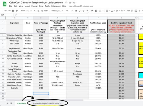 A Home Baker's Guide To Pricing Cakes (Free Price Calculator Sheet!) Pricing Cakes Chart, Cake Pricing Calculator, Cake Pricing Chart, Cake Pricing Guide, Cupcake Prices, Cake Chart, Bakery Business Plan, Wedding Cake Tasting, Home Bakery Business