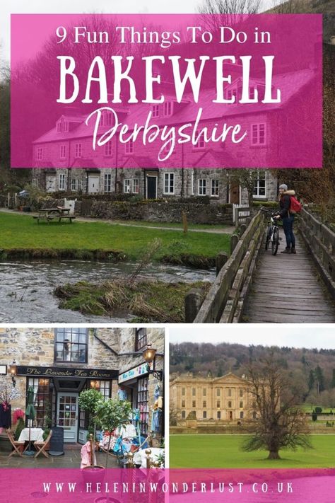 9 Fun Things To Do in Bakewell, Derbyshire - Helen in Wonderlust Bakewell England, Bakewell Pudding, English Pudding, Bakewell Derbyshire, Bakewell Tart, Chatsworth House, Perfect English, Have A Lovely Weekend, Peak District